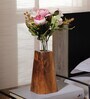 Pink Fabric Artificial Stunning Peony Flower Bunch
