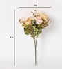 Peach Fabric Peach Stunning Peony Artificial Flowers