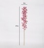 Pink Polyester Glitterin Forsythia Artificial Flowers