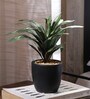 Fabric Brown Dracaena Bonsai With Ceramic Pot Artificial Plants