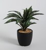 Fabric Brown Dracaena Bonsai With Ceramic Pot Artificial Plants