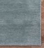 Grey Solid Wool 4 ft x 6 ft Hand Woven Carpet