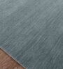 Grey Solid Wool 5 ft x 8 ft Hand Woven Carpet