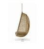 Polo Wicker Outdoor Swing In Camel Skin Finish