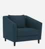 Polon Fabric 1 Seater Sofa in Cool Blue Color