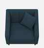 Polon Fabric 1 Seater Sofa in Cool Blue Color