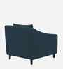 Polon Fabric 1 Seater Sofa in Cool Blue Color