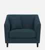 Polon Fabric 1 Seater Sofa in Cool Blue Color