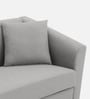 Polon Fabric 1 Seater Sofa In Light Grey Colour