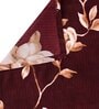 Brown Floral 300 TC Poly Cotton 1 Single Bedhseet with 1 Pillow Cover