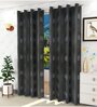 Poly Cotton Blackout 7 feet Eyelet Door Curtain