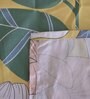 Cotton Floral 400 TC Pastel King Size Bedsheet And 2 Pillow Cover Elegant Series
