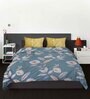 Cotton Floral 400 TC Pastel Super King Bedsheet And 2 Pillow Cover Elegant Series