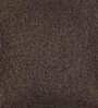 Brown Solid Polyester 16 x 16 Inches Cushion Cover