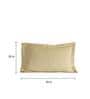 Brown Solid 200 TC Polyester 20X30 Inches Pillow Covers with Filler (Set of 2)