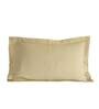 Brown Solid 200 TC Polyester 20X30 Inches Pillow Covers with Filler (Set of 2)