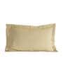Brown Solid 200 TC Polyester 20X30 Inches Pillow Covers with Filler (Set of 2)