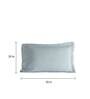 Blue Solid 200TC Polyester 30 x 20 Inches Pillow Covers (Set of 2)
