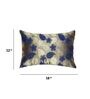 Polyester 12 x 12 Cushion cover in Blue Colour (Pack of 2)