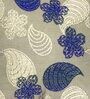 Polyester 12 x 12 Cushion cover in Blue Colour (Pack of 2)