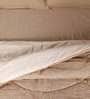 Beige Solid 210 TC Cotton Blend (Set of 6) Double Bed Bedding Sets