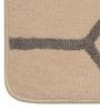 Beige Polyester 20 x 72 Inches Hand Tufted Floor Runner
