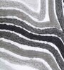 Polyester Abstract 80x50 cm Bath Mat Cream