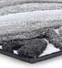Polyester Abstract 80x50 cm Bath Mat Cream