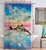 Multicolour Abstract Pattern Polyester Shower Curtains