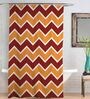 Multicolour Chevron Pattern Polyester Shower Curtains