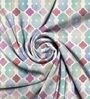 Blue Polyester Blackout 7 Feet Eyelet Curtain (1 Piece)
