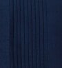 Blue Solid Polyester 12 x 12 Inches Cushion Cover