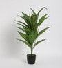 Polyester Croton Artificial Plant With Pot