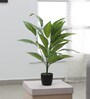 Polyester Croton Artificial Plant With Pot