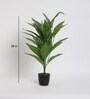 Polyester Croton Artificial Plant With Pot