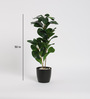 Polyester Faux Artificial Plant With Pot