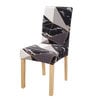 Blue Floral Polyester 17x18 Inches Chair Cover