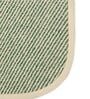 Green Polyester Foldable Anti Skid 5 ft x 1.6 ft Yoga Mat