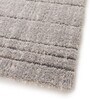 Polyester Geometric Machine Made Carpet, 5 x 7 feet, Grey