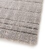 Polyester Geometric Machine Made Carpet, 5 X 7 Feet, Grey
