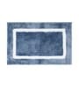 Polyester Machine Made  60 x 40 Inches Bath Mat, Ashley Blue
