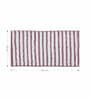 Polyester Machine Made  60 x 40 Inches Bath Mat, Blush