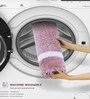 Polyester Machine Made  60 x 40 Inches Bath Mat, Blush