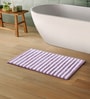 Polyester Machine Made  60 x 40 Inches Bath Mat, Blush