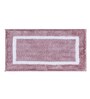 Polyester Machine Made  60 x 40 Inches Bath Mat, Blush