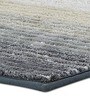Polyester Machine Made  80 x 50 Inches Bath Mat, Grey