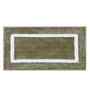 Olive Polyester Machine Made 60x40 cm Bath Mat
