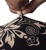 Black Traditional Polyester 15x19 Inch Stretchable Chair Cover