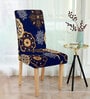 Multicolor Traditional Polyester 15x19 Inches Stretchable Chair Cover