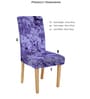Purple Abstract Polyester 15x19 Inch Stretchable Chair Cover